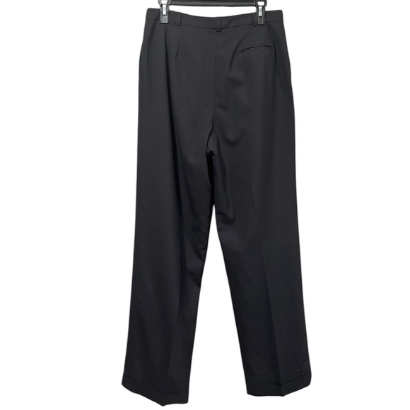 Brooks Brothers Brookease 100% Wool black lined dress pant size 12 - Picture 2 of 9